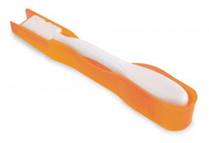 spazolino personalizzato arancione